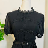 Annabel - Romantic Cottage Goth Tiered Dress