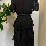 Annabel - Romantic Cottage Goth Tiered Dress