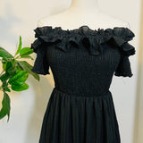 Hilda - Dark Plaid Cottage Dress