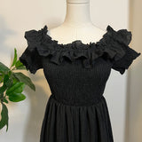 Hilda - Dark Plaid Cottage Dress