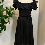 Hilda - Dark Plaid Cottage Dress