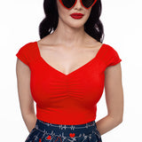 Isabel Top in Red