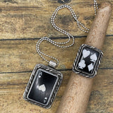 Lance - Onyx Playing Card Ring