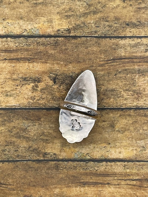 Angelina - White Buffalo Turquoise Ring
