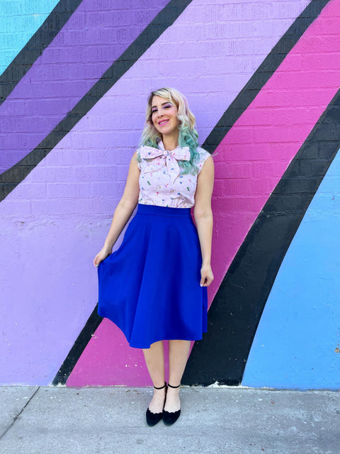 Charlotte Nova Skirt in Blue