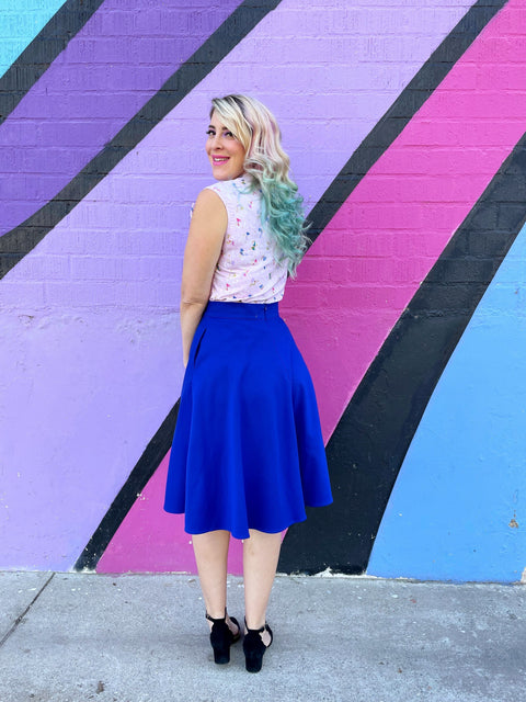 Charlotte Nova Skirt in Blue