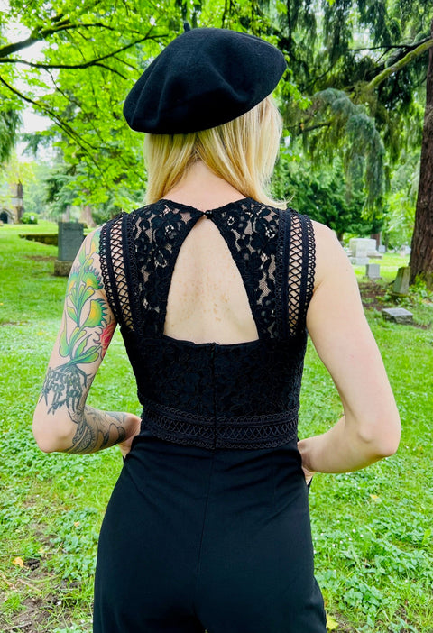 Branwen - Romantic Corporate Goth Jumpsuit