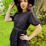 Annabel - Romantic Cottage Goth Tiered Dress