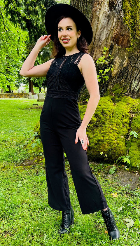 Branwen - Romantic Corporate Goth Jumpsuit