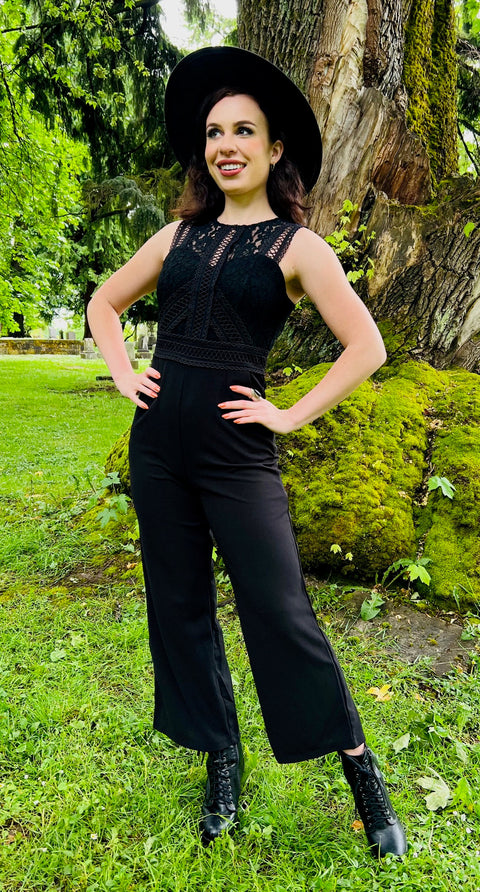 Branwen - Romantic Corporate Goth Jumpsuit