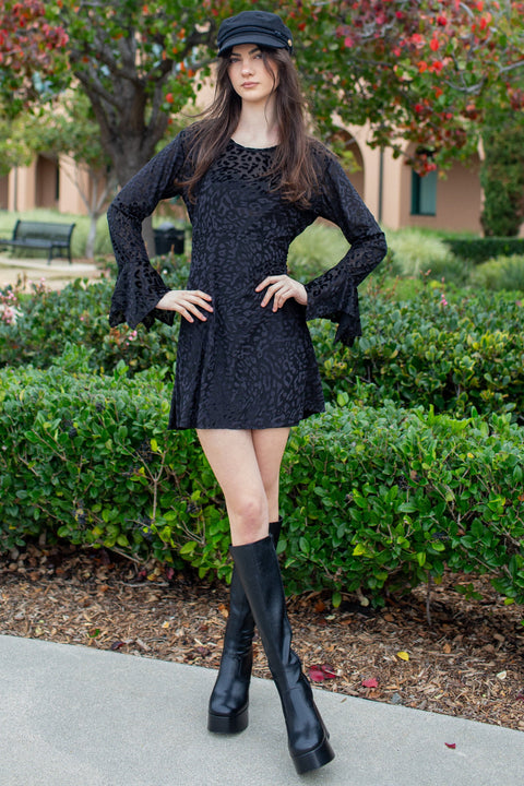 Jill Mini Dress in Of The Night