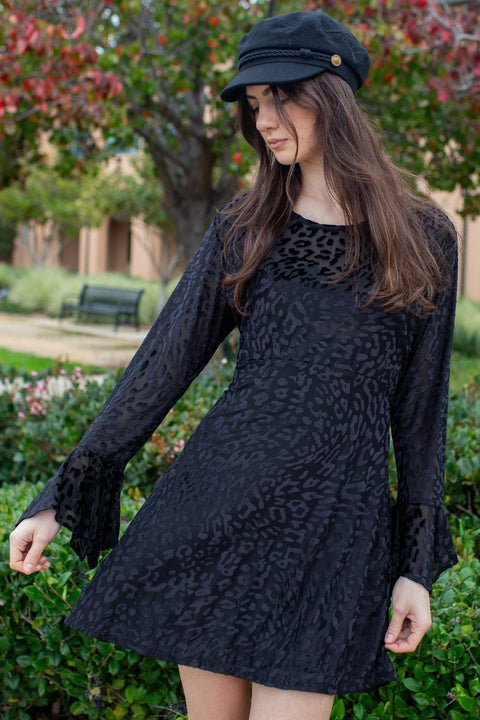 Jill Mini Dress in Of The Night