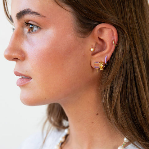 Pickleball Stud Earrings