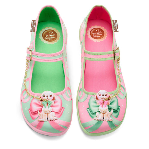 Kitschy Puppies Women's Mary Jane Flats