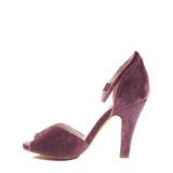 Lola Velvet Heels