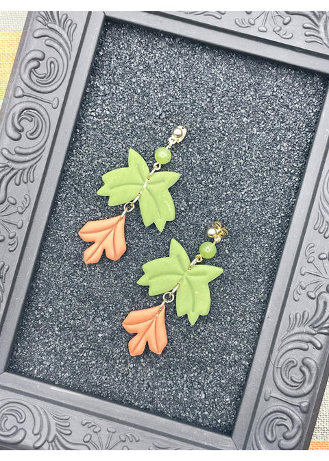 Salem Fall Leaves Dangle Earrings