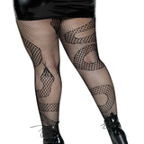 Snake Net Tights