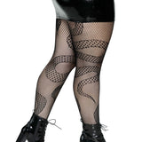 Snake Net Tights
