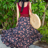 Liberty Flower Maxi-Skirt