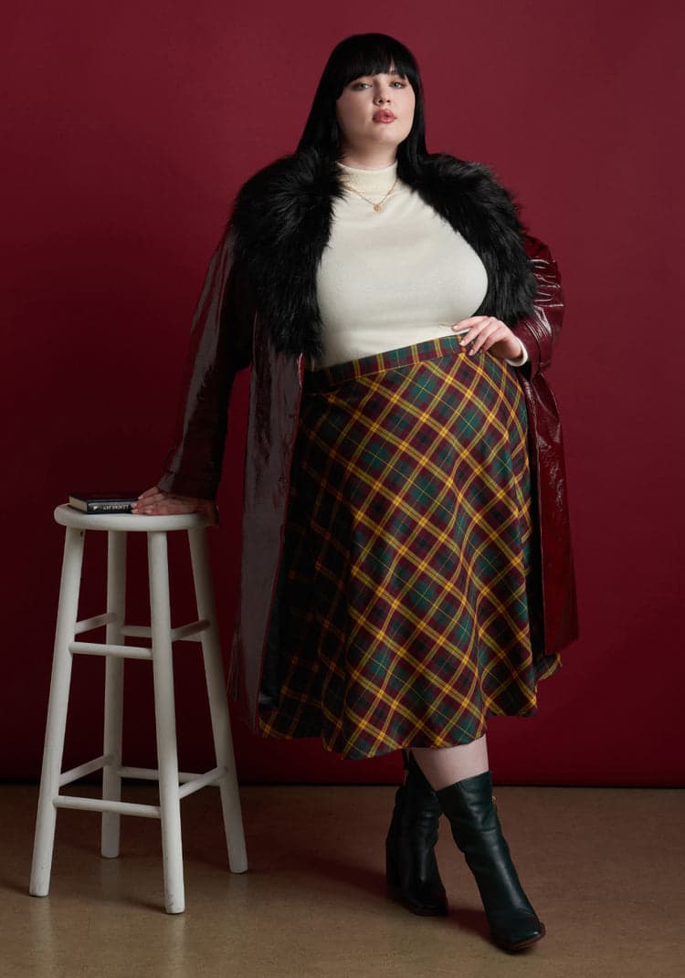 Just This Sway A-Line Skirt: Fall Edition