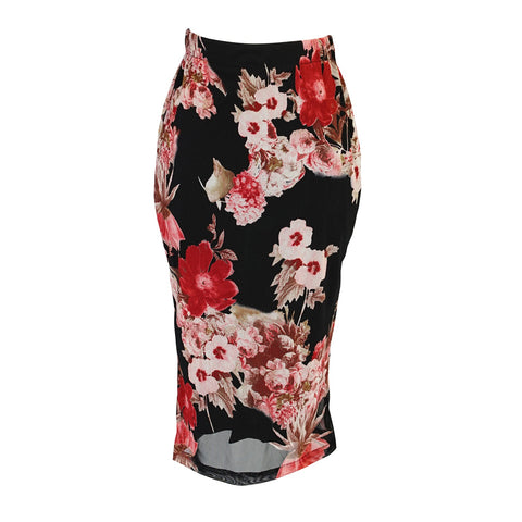 Lucy Pencil Skirt in Sunset Blvd