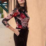 Lucy Long Sleeve Top in Sunset Blvd