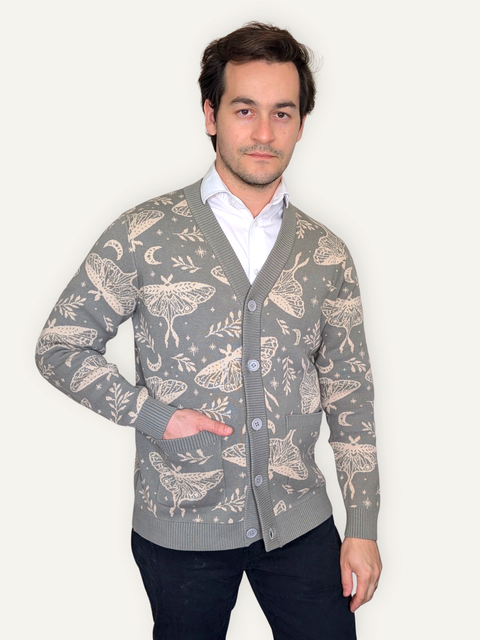 Luna Moth Cardigan