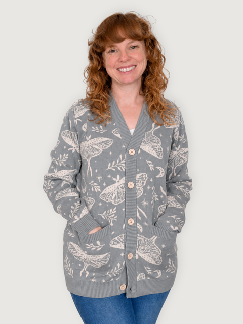 Luna Moth Cardigan