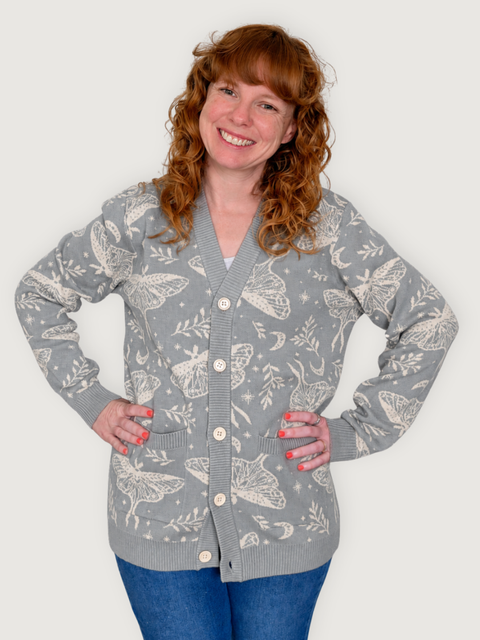 Luna Moth Cardigan