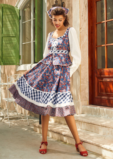GUNNE SAX for ModCloth Camille Corset Midi Dress