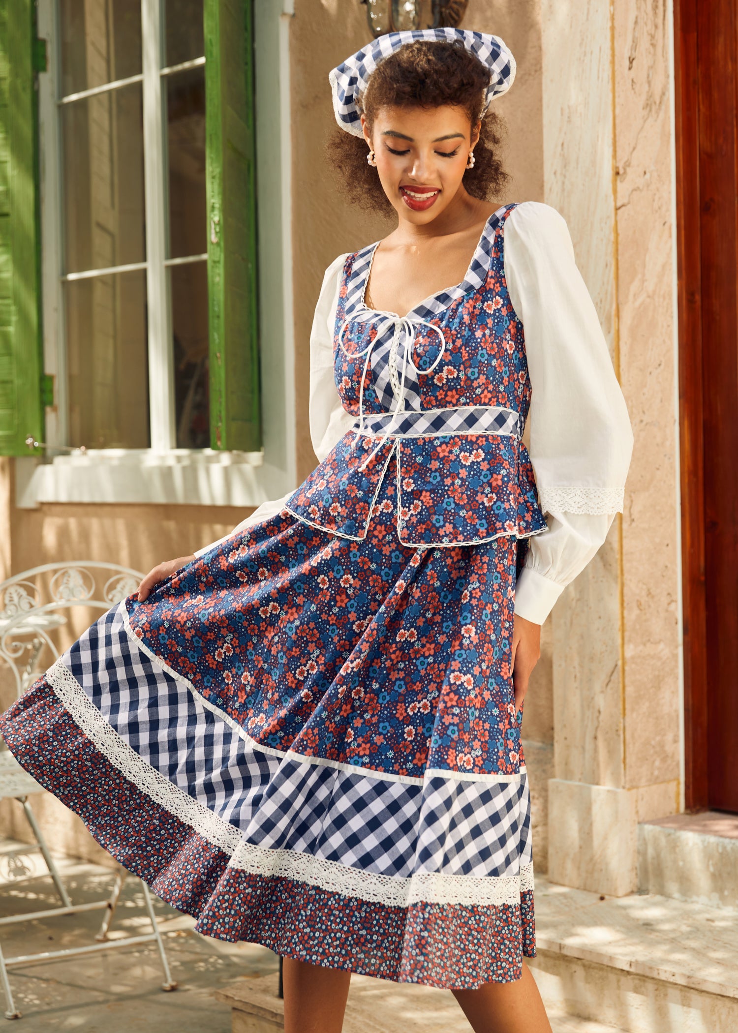 GUNNE SAX for ModCloth Camille Corset Midi Dress