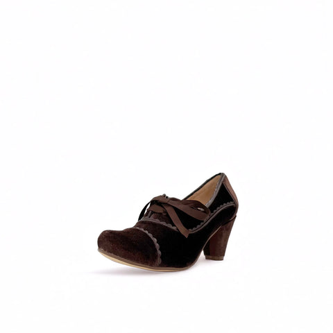 Madison Velvet Retro Heels