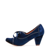 Madison Velvet Retro Heels