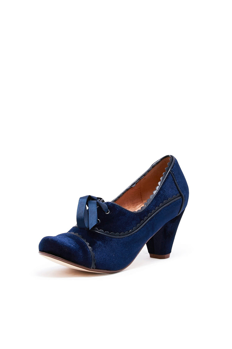Madison Velvet Retro Heels