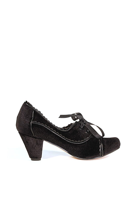 Madison Velvet Retro Heels