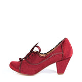 Madison Velvet Retro Heels