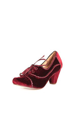 Madison Velvet Retro Heels