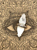 Sterling Silver Double Stone Moonstone Ring
