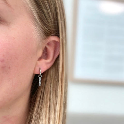 Mama Huggie Hoop Charms