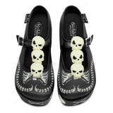 Chocolaticas® Skeletons Under Your Bed Women's Mary Jane Platform