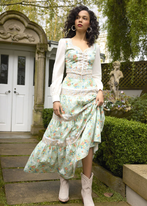 GUNNE SAX for ModCloth Bella Tiered Maxi Skirt
