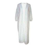 Moonstone Blanc Sequin Cocoon Jacket