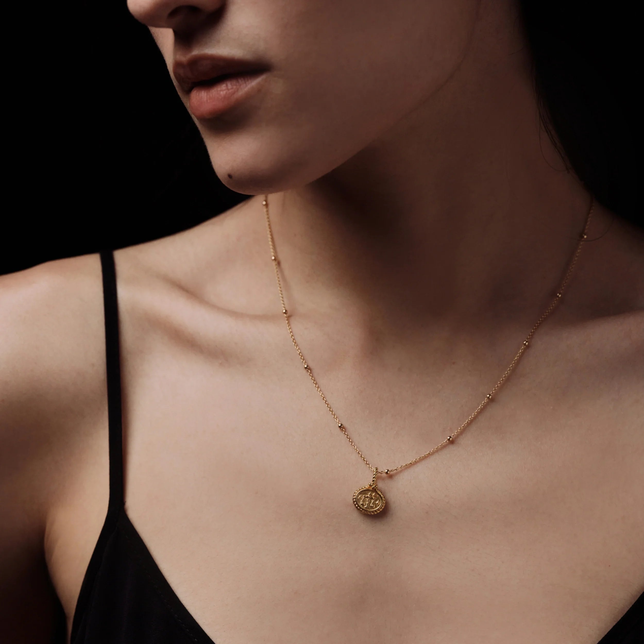 Mini Gemstone Zodiac Necklace