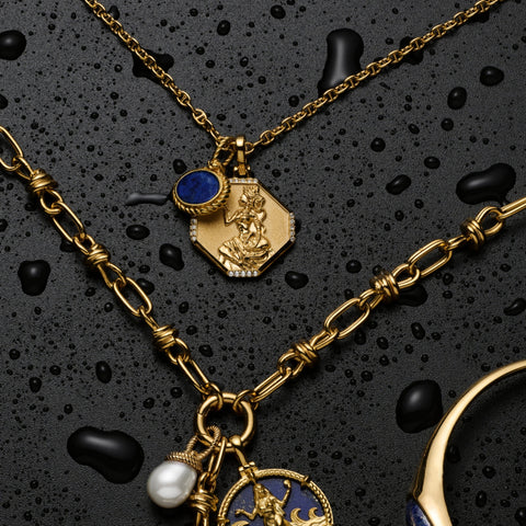 Sagittarius Mini Gemstone Necklace