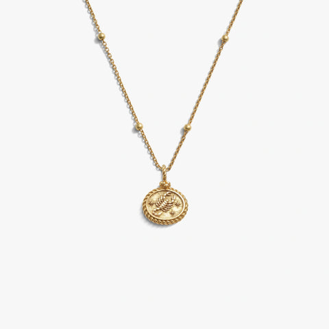 Scorpio Mini Gemstone Necklace