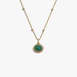 Capricorn Mini Gemstone Necklace