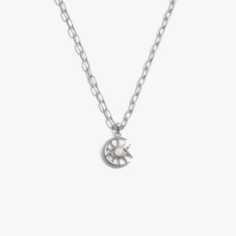Cosmic Moon Eye Necklace