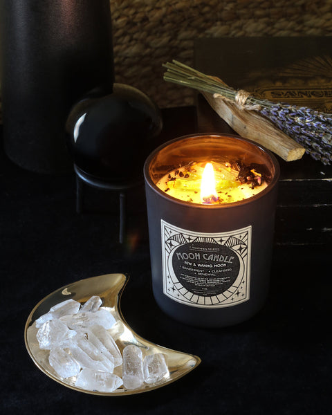 New & Waning Moon Candle
