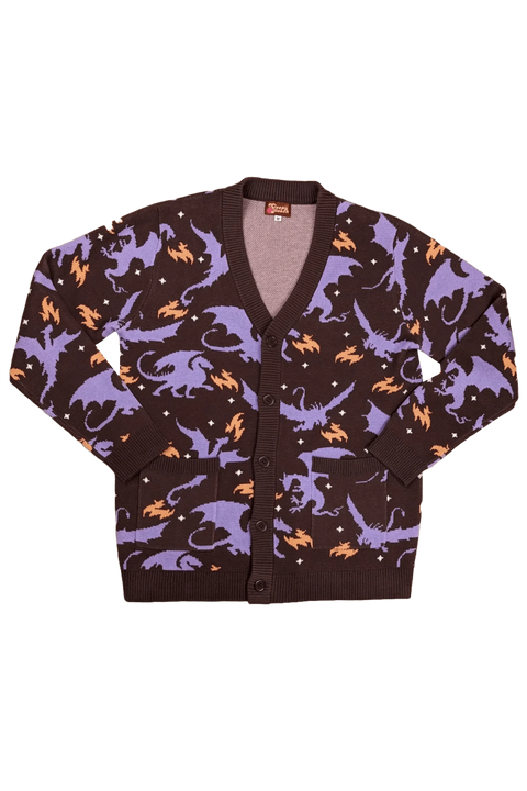Night Scorcher Dragon Cardigan 100% Cotton