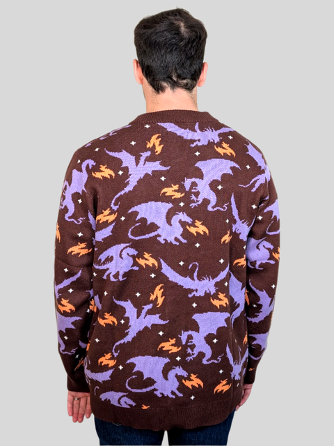 Night Scorcher Dragon Cardigan 100% Cotton
